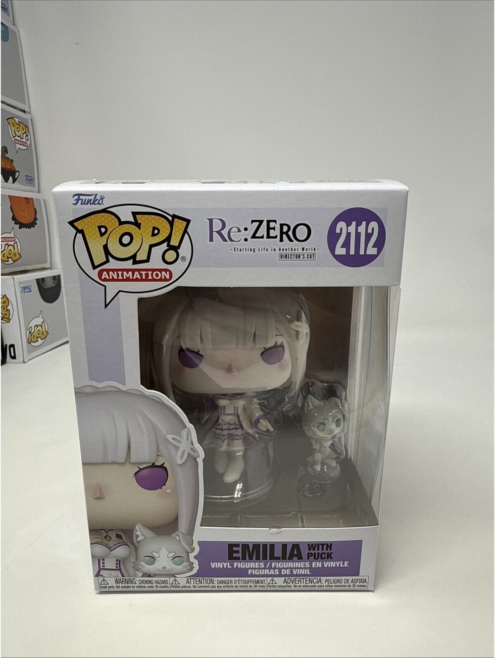Funko Pop! Re Zero: Emilia w/ Puck #2112